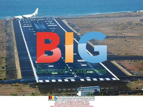 Plane Skids Off Runway in Lanzarote