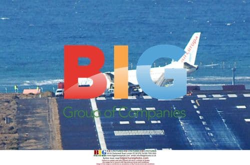 Plane skids off runway in Lanzarote