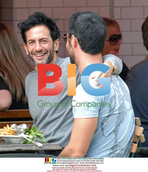 Designer Marc Jacobs & Boyfriend Lunch at Pastis
