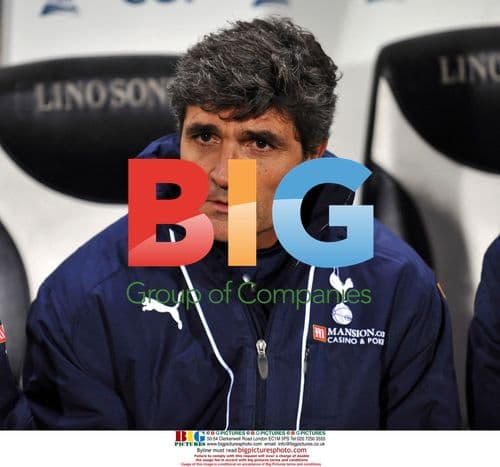 Spurs Manager Juande Ramos at UEFA Cup Match