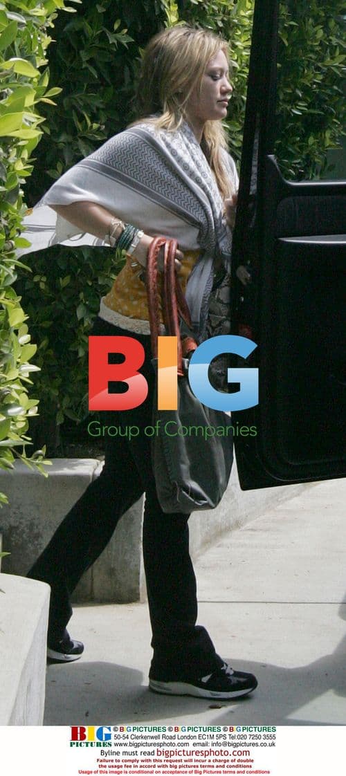 Hillary Duff shopping in West Hollywood