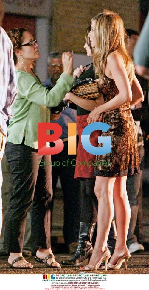 Jennifer Aniston on 30 Rock Set