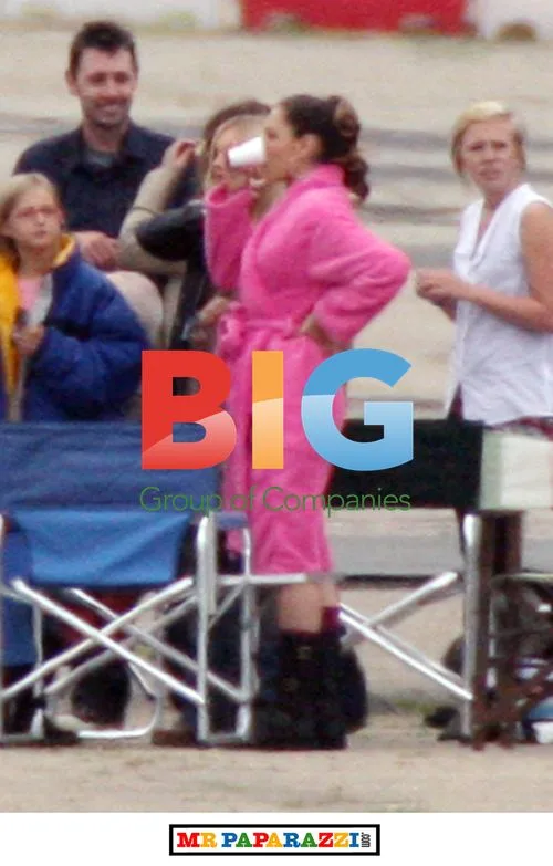 Kelly Brook Spotted on TV Set