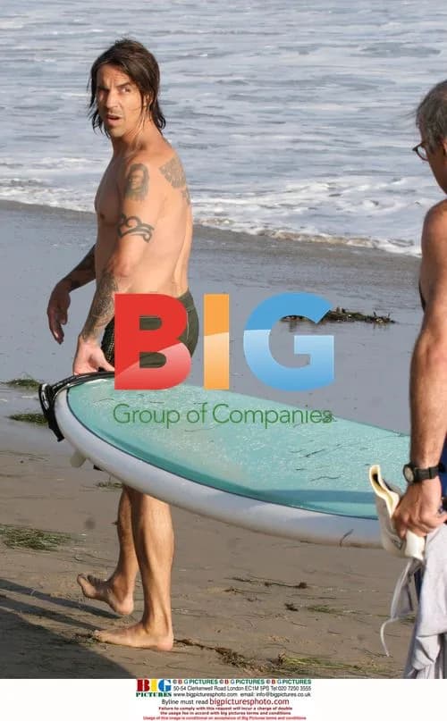 Anthony Kiedis Surfing with Family