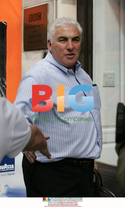 Mitchell Winehouse outside BBC Studios