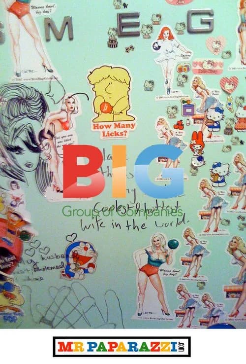 Amy Winehouse's Fridge with Drawings