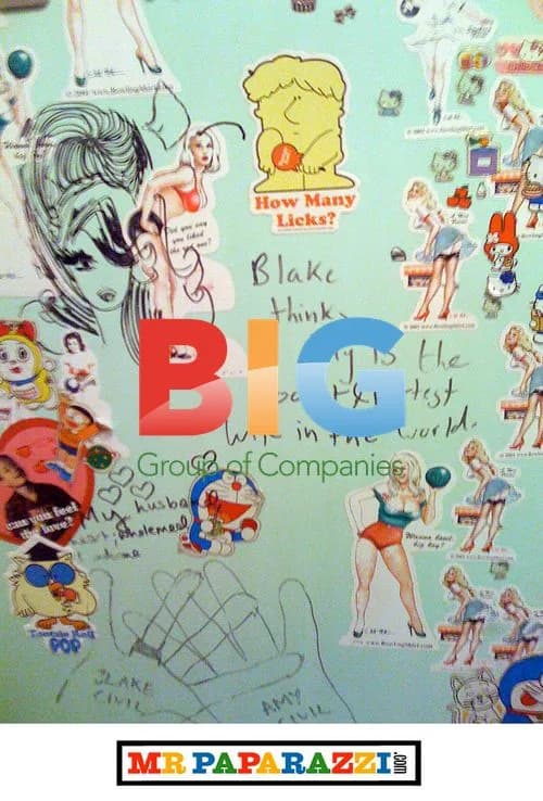 Amy Winehouse's Fridge with Drawings