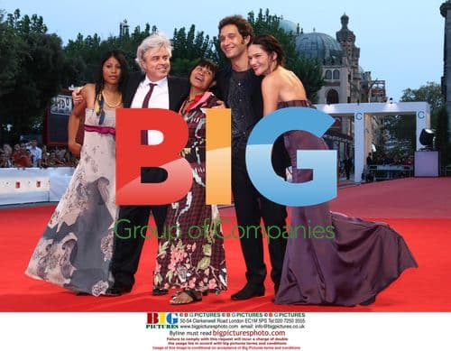 Chiara Caselli, Marco Bechis and Claudio Santamaria at Birdwatchers premiere