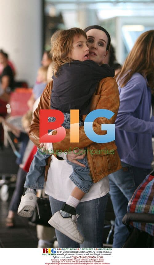 Colin Farrell's Son James Arrives at LAX