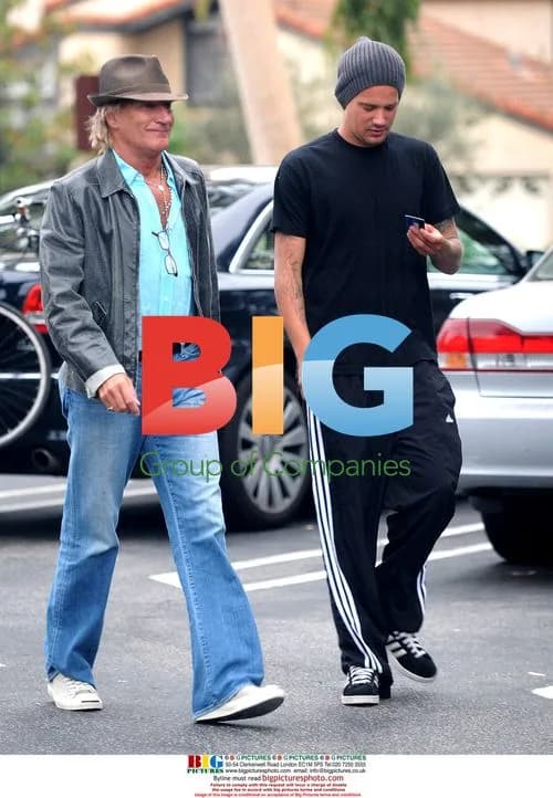 Rod Stewart & son Sean have brunch