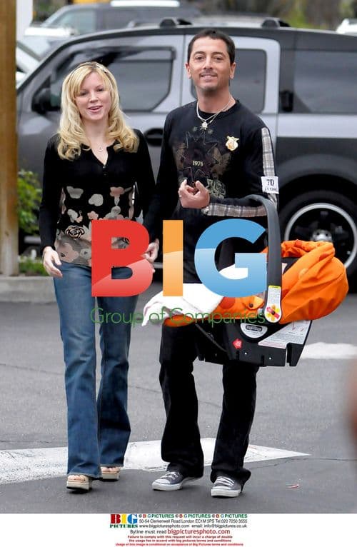 Scott Baio and wife with baby