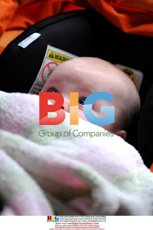 Scott Baio and wife out with baby