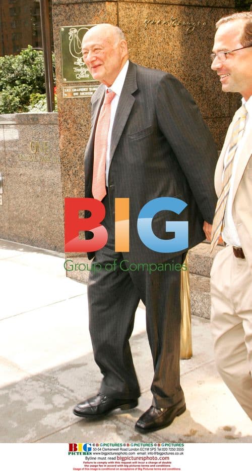 Former NYC Mayor Ed Koch Lunches in New York