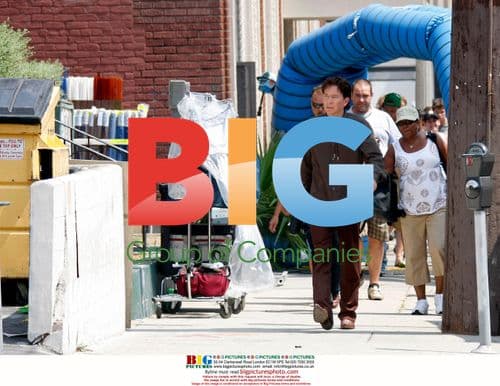 Timothy Hutton filming "Leverage" TV series