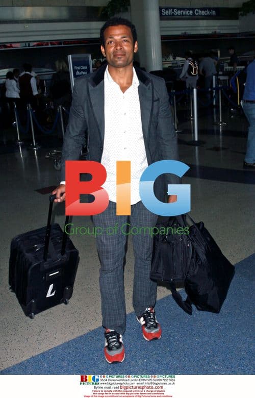 Mario Van Peebles at LAX airport