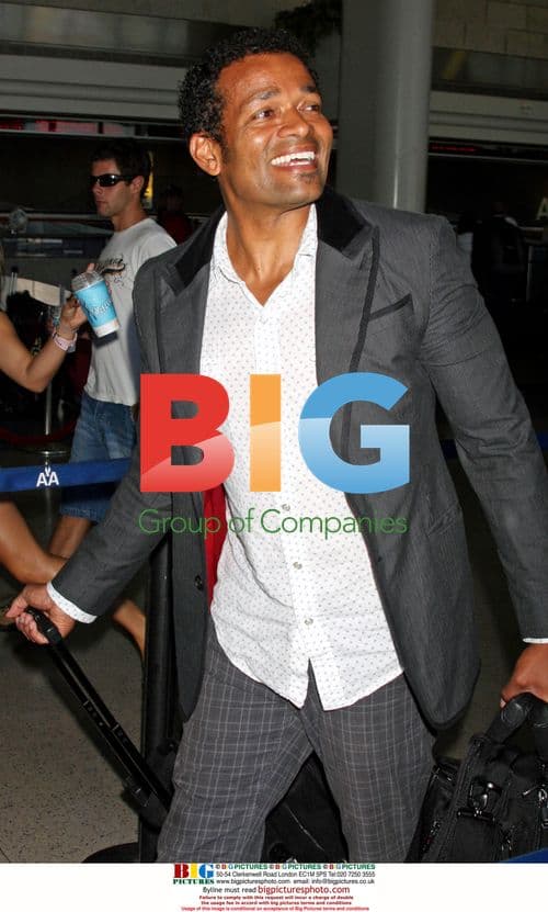 Mario Van Peebles at LAX airport