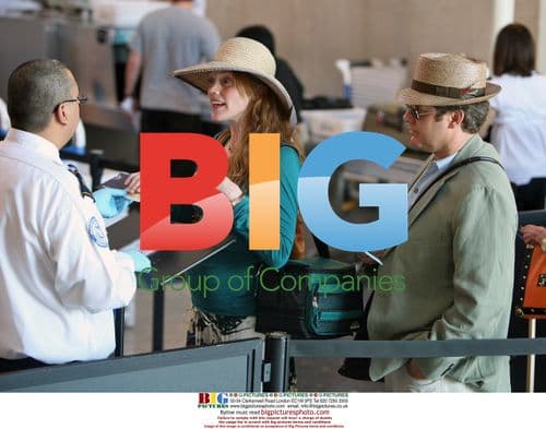 James Spader and pregnant girlfriend depart LA