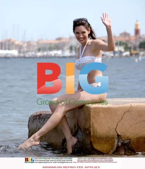 Kelly Brook on Holiday in St Tropez