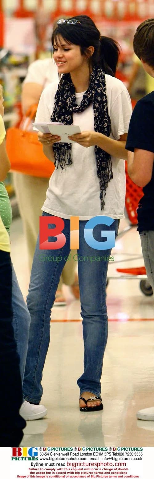 Selena Gomez shopping at Target