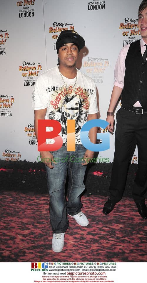 Bradley McIntosh at Ripley's Gala in London