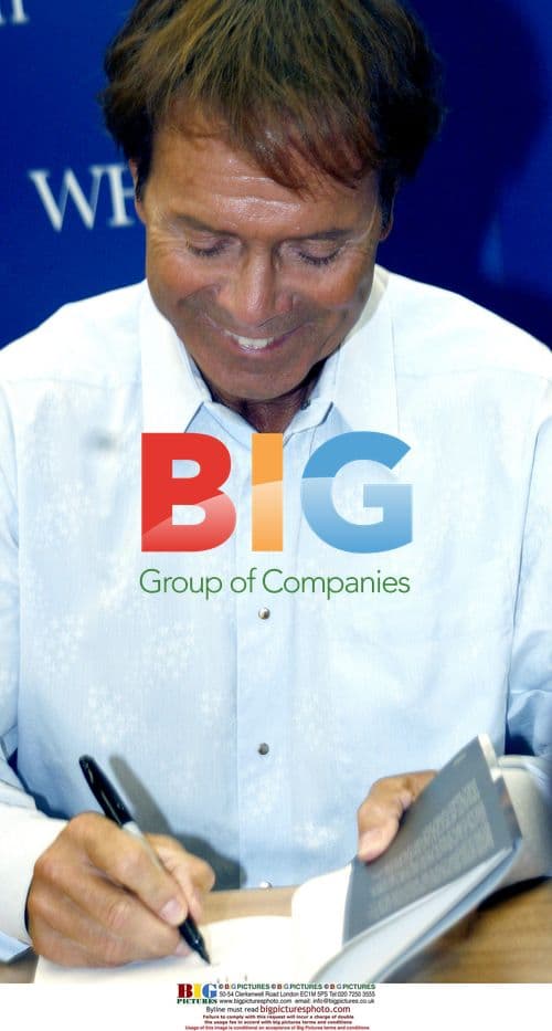 Sir Cliff Richard Book Signing in Manchester