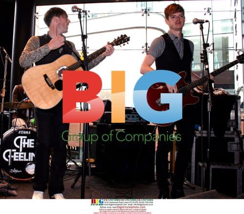 The Feeling open new HMV store in Liverpool