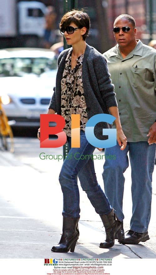 Katie Holmes Rehearses for 'All My Sons'