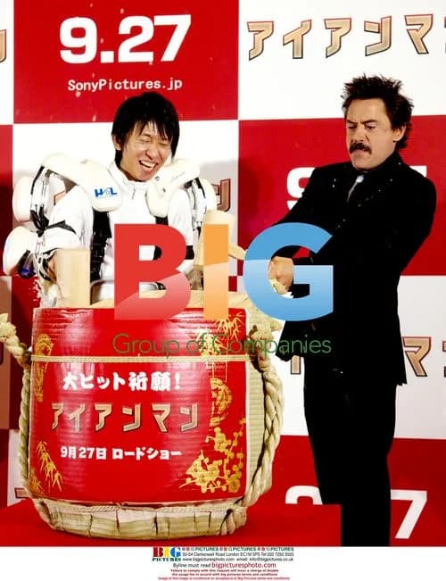 Robert Downey Jr. at 'Ironman' premiere in Tokyo