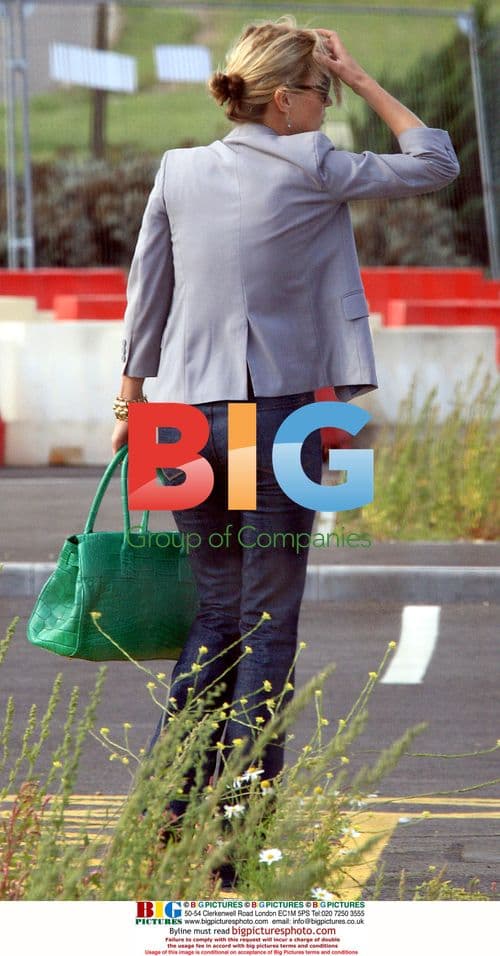 Kate Moss spotted near RAF Northolt in London