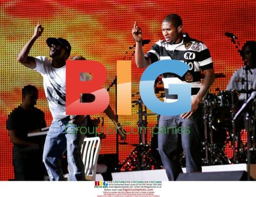 Usher rehearses NFL opening performance