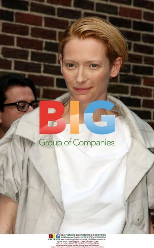 Tilda Swinton on Late Show with Letterman