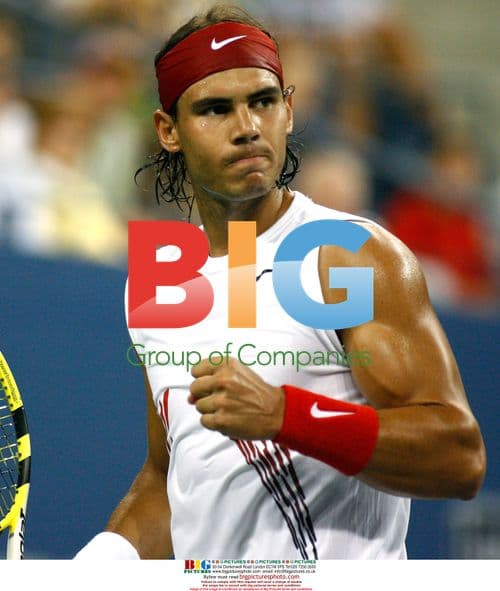 Rafael Nadal reacts to win over Mardy Fish at US Open