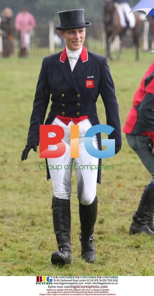 Zara Phillips at Burghley Horse Trials