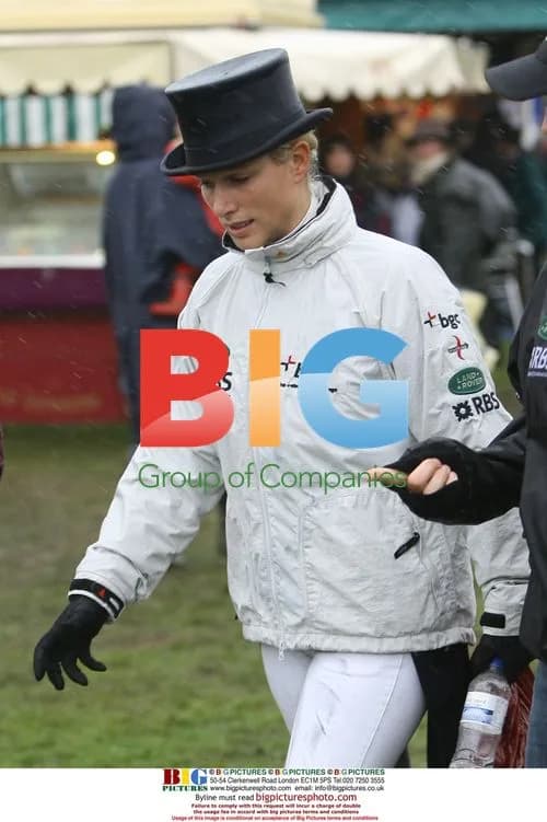 Zara Philips at the Burghley Horse Trials