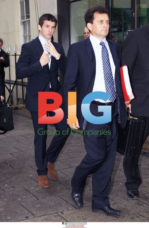 Joey Barton Arrives for FA Disciplinary Hearing