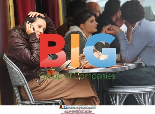 Virginie Ledoyen Lunches Alone in Paris