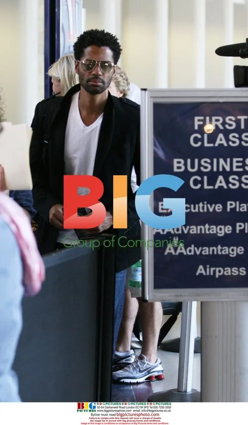 Eric Benet Departs LAX