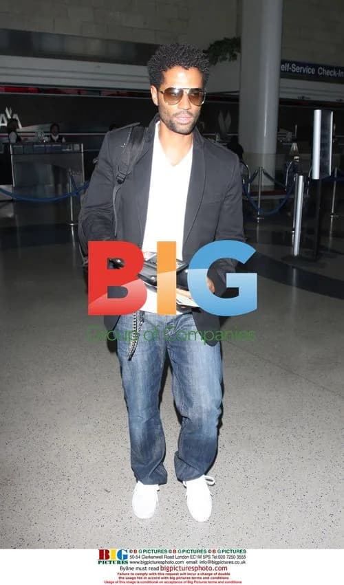 Eric Benet Departs LAX