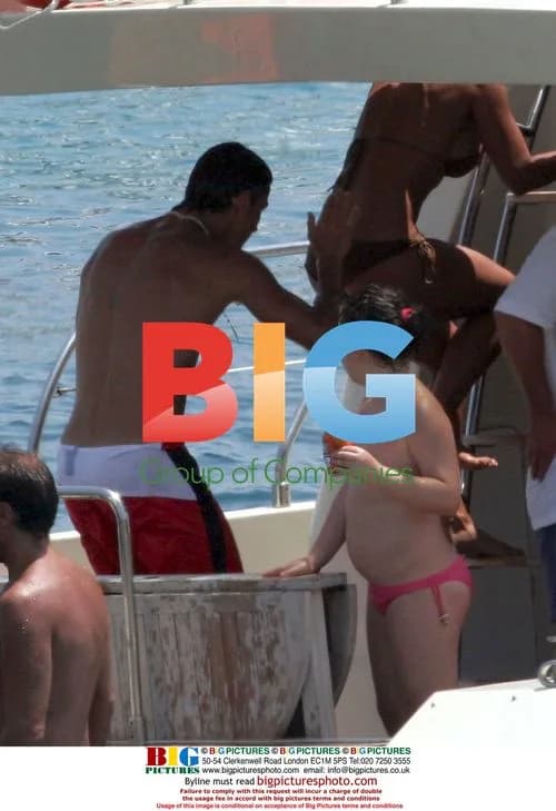 Cristiano Ronaldo on Sardinia holiday