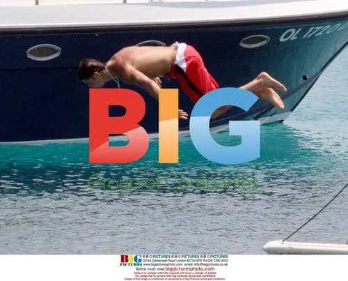 Cristiano Ronaldo on holiday in Sardinia