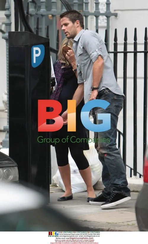 Jamie Redknapp and Louise Redknapp visit Harley St