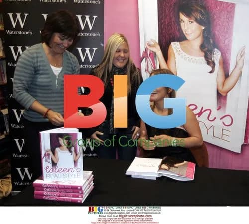 Coleen Rooney signs book in Liverpool