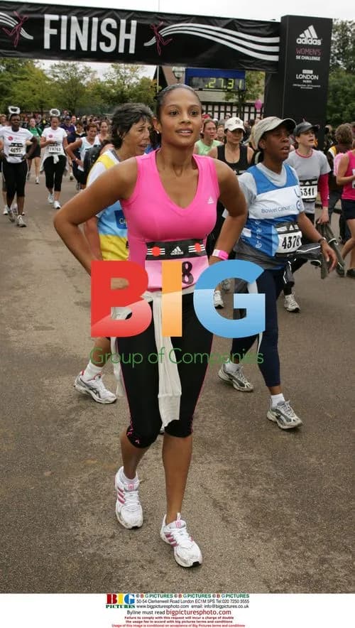 Alesha Dixon at Adidas Women's 5km Challenge