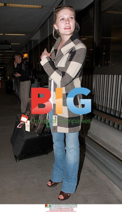 Kirsten Dunst Arrives at LAX