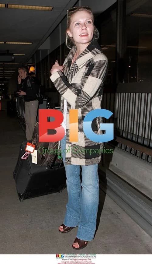 Kirsten Dunst Arrives at LAX