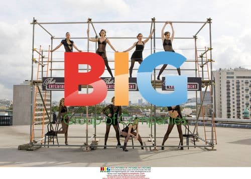 West End cast of "Chicago" at Harrods