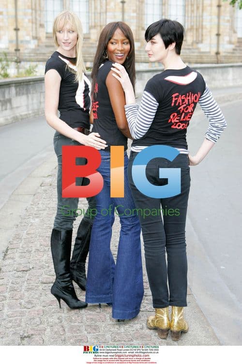 Supermodels at Fashion For Relief 2008