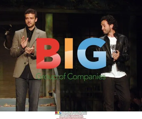 Justin Timberlake and Trace Ayala at William Rast Fashion Show