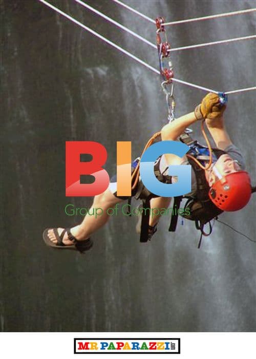 Elijah Wood and Jack Osbourne Abseiling