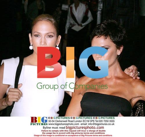 Jennifer Lopez and Victoria Beckham at Fashion Week